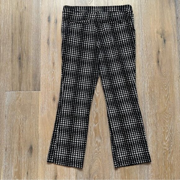 Jules & Leopold Houndstooth Print Mid Rise Trouser Pants - Medium - Picture 2 of 11